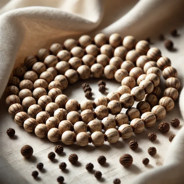 Tulsi Mala – Sacred Basil Beads for Meditation & Chanting